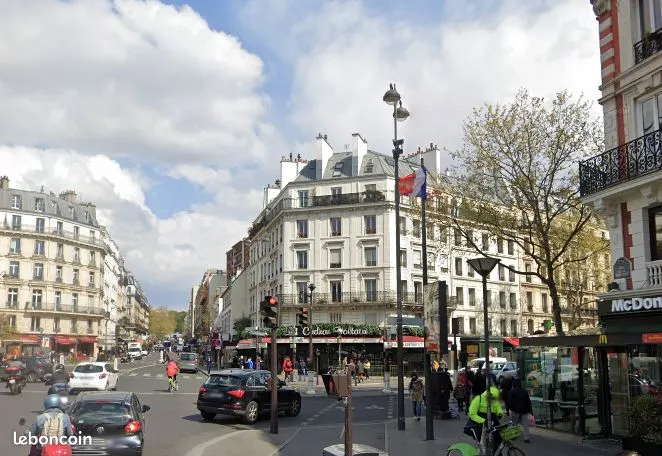 Local commercial à louer à Paris 11 – 47 m² – Voltaire