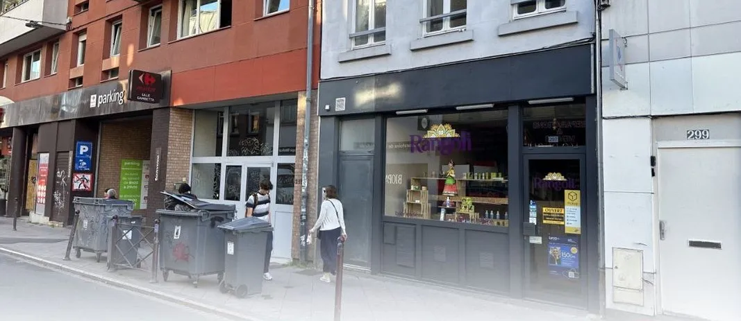 Local commercial – 120 m² – Lille Wazemmes (rue Gambetta)