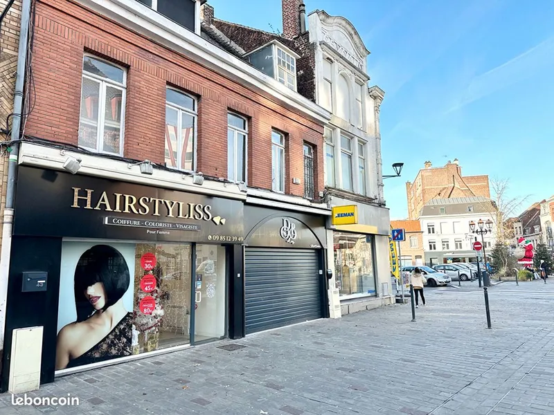 Local commercial – 100 m² – Tourcoing Centre-ville