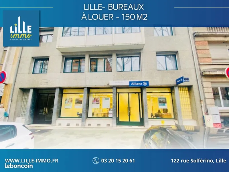 Local professionnel – 150 m² – Lille Liberté