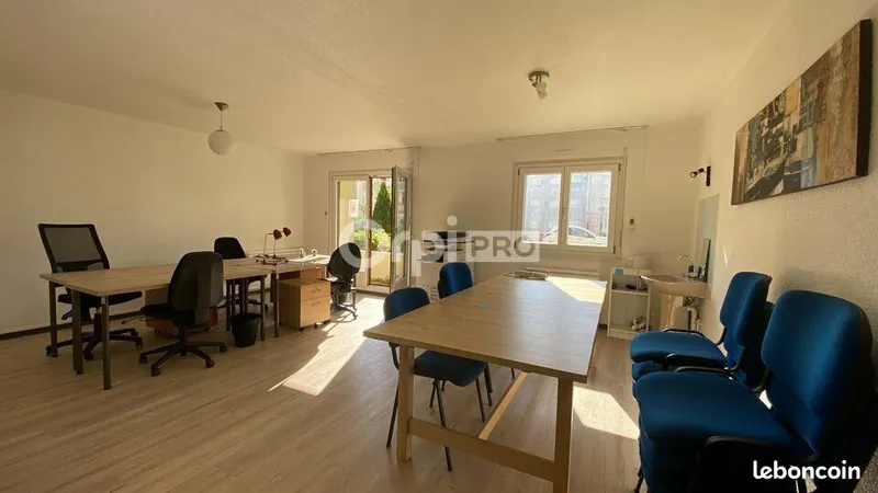Local professionnel avec jardin – 61 m² – Mulhouse Fonderie