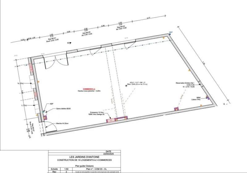 Local commercial 131 m² à louer – Septème (38780) – Vallée du Rhône / Extérieurs Sud de Lyon