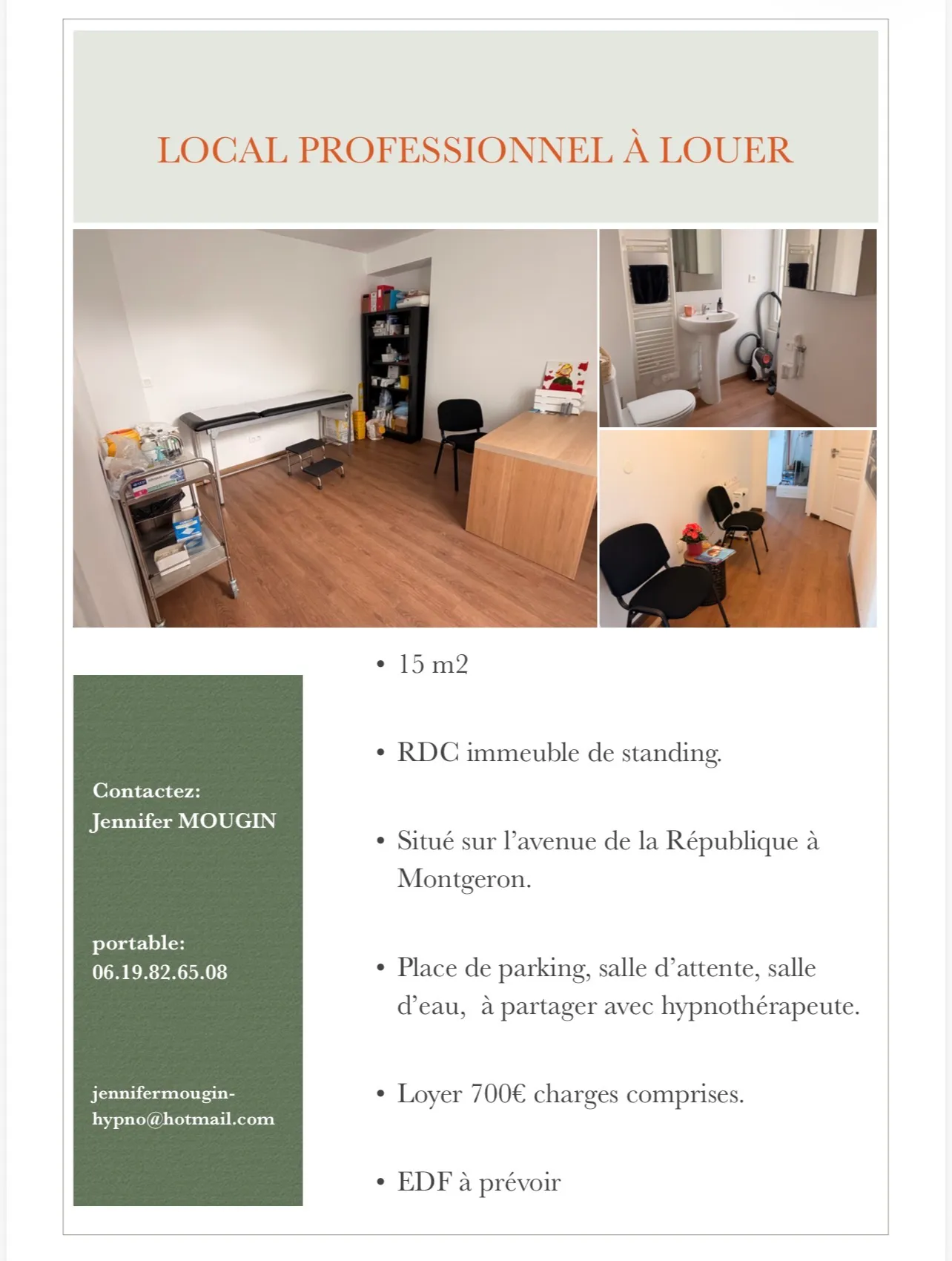 Cabinet paramédical Montgeron