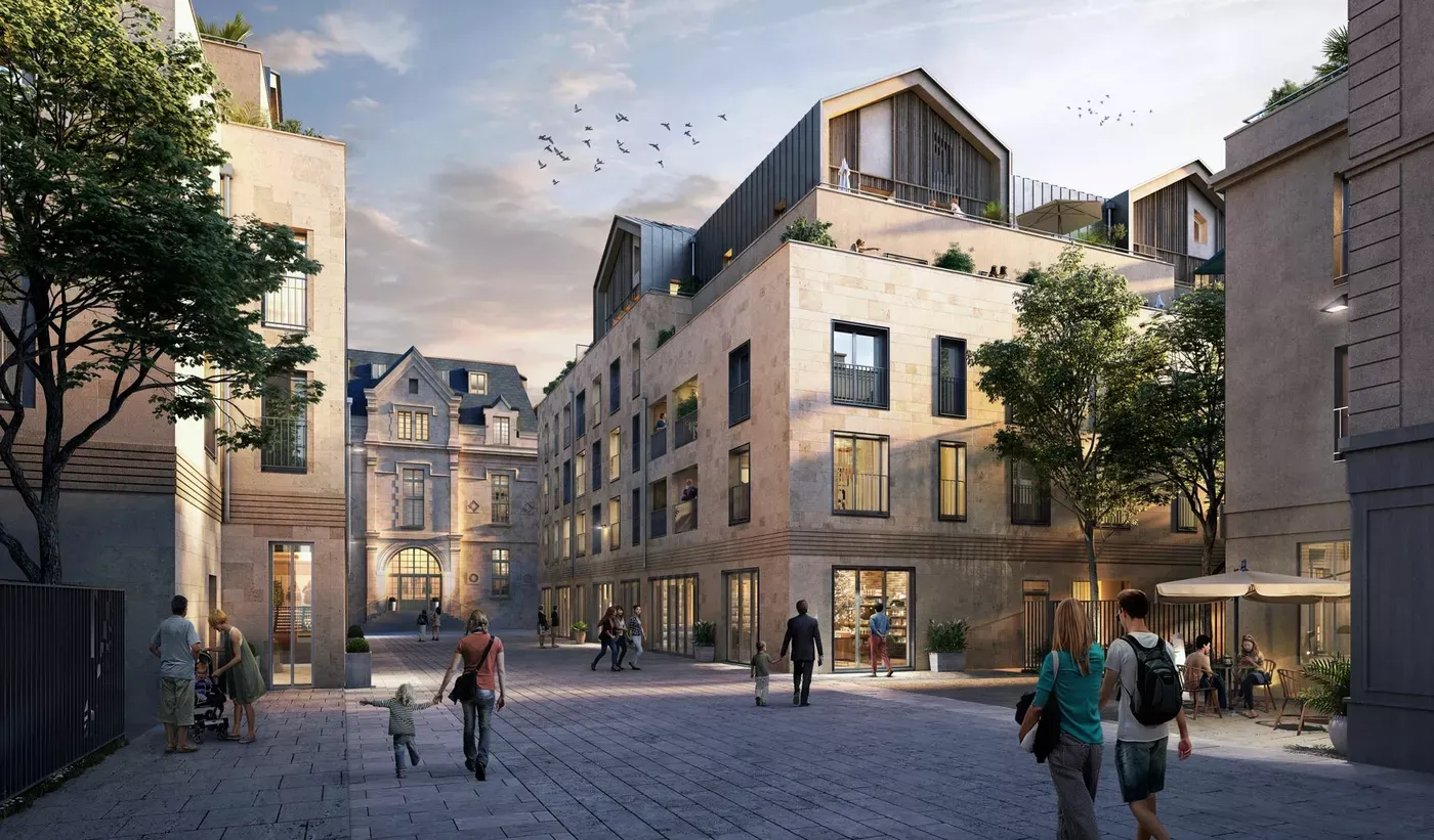 Murs à vendre professions de Santé - 478m² - Le Clos Saint Louis - Ilot 3