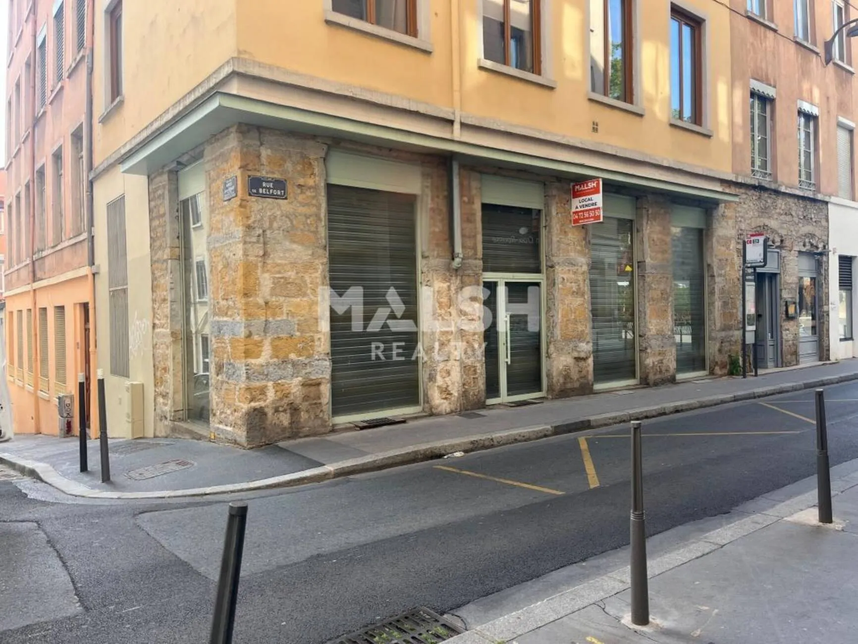 Local commercial 155 m² – Façade d’angle – Lyon 4