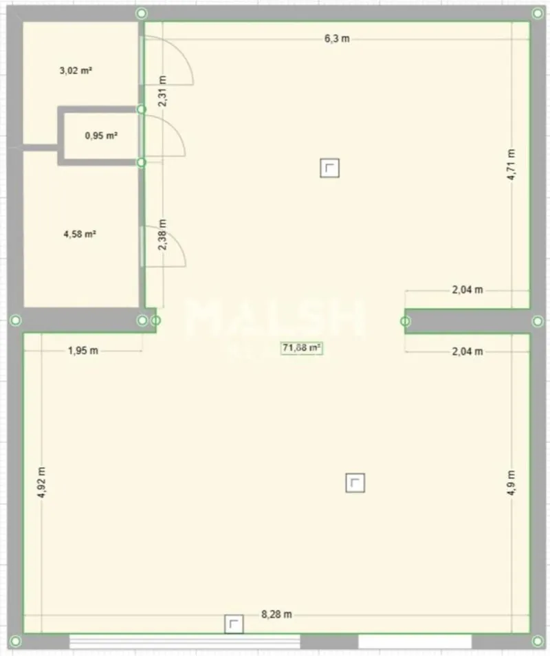 Location local 80 m² – Lyon 3 Préfecture / Universités (69003)